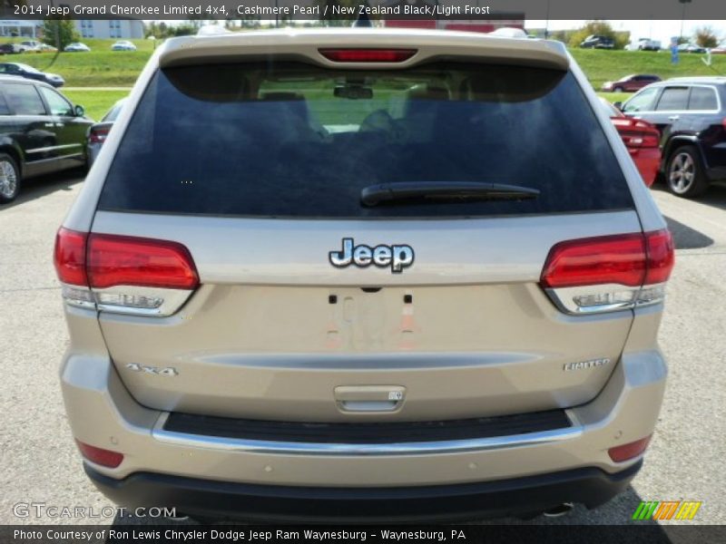 Cashmere Pearl / New Zealand Black/Light Frost 2014 Jeep Grand Cherokee Limited 4x4