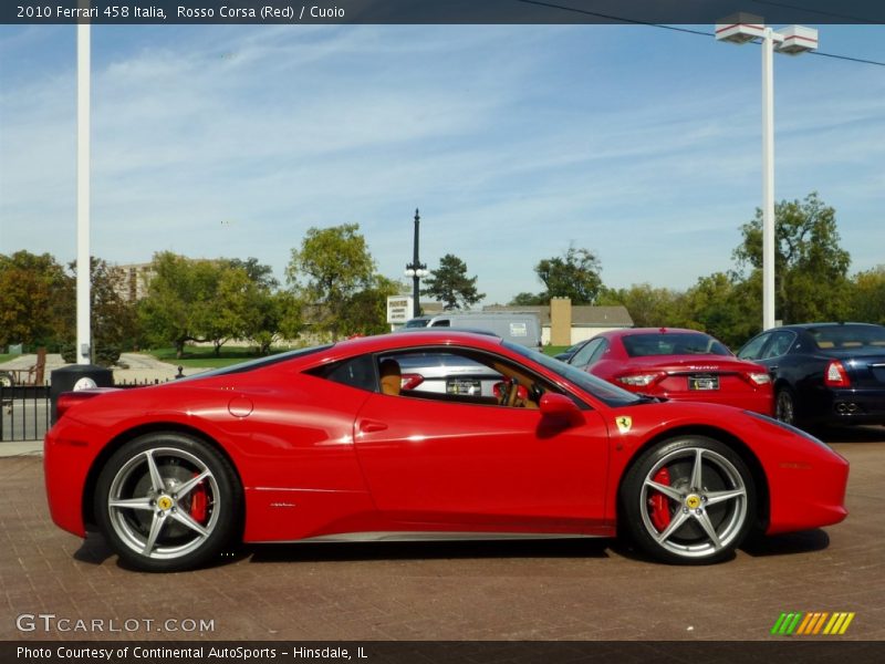 Rosso Corsa (Red) / Cuoio 2010 Ferrari 458 Italia