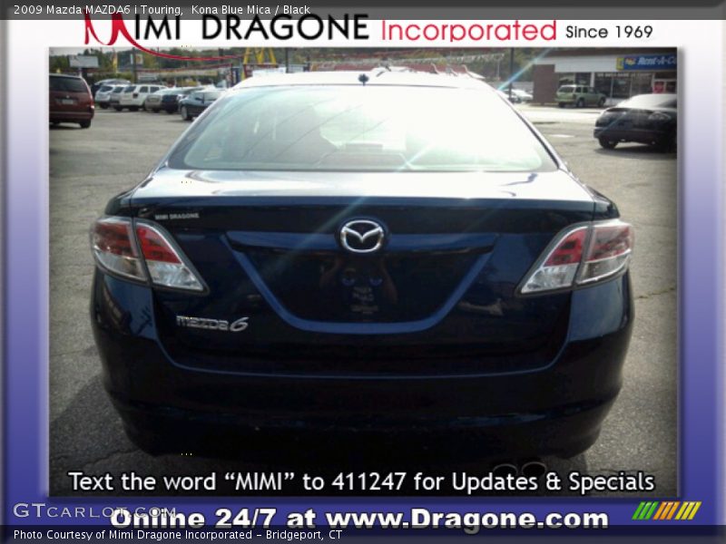 Kona Blue Mica / Black 2009 Mazda MAZDA6 i Touring
