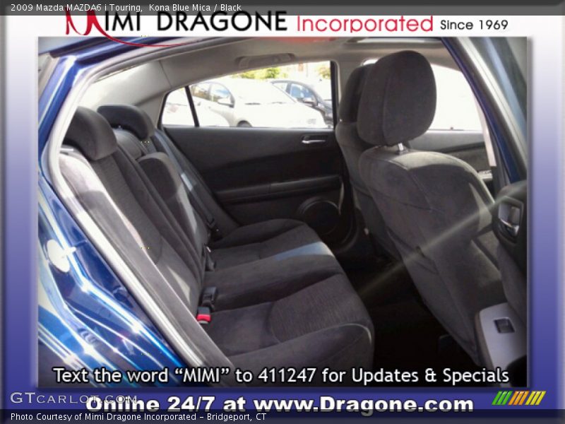 Kona Blue Mica / Black 2009 Mazda MAZDA6 i Touring