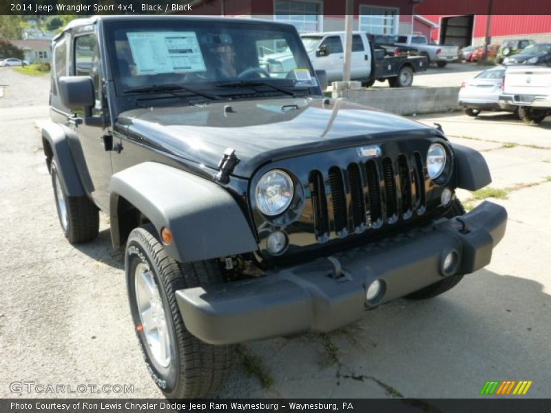 Black / Black 2014 Jeep Wrangler Sport 4x4