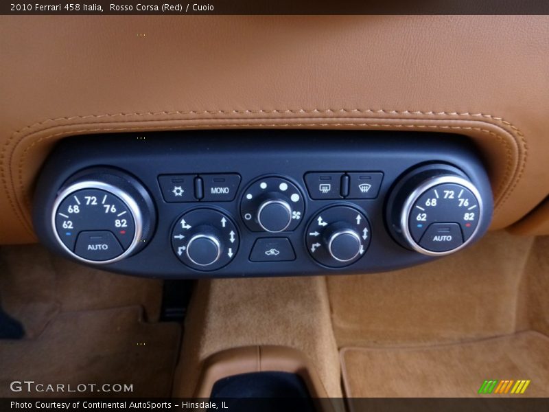 Controls of 2010 458 Italia