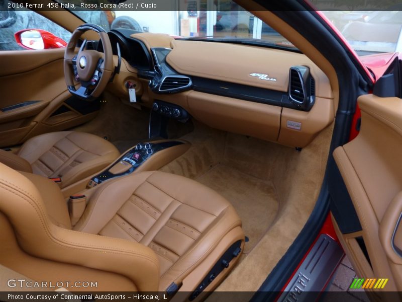 Dashboard of 2010 458 Italia