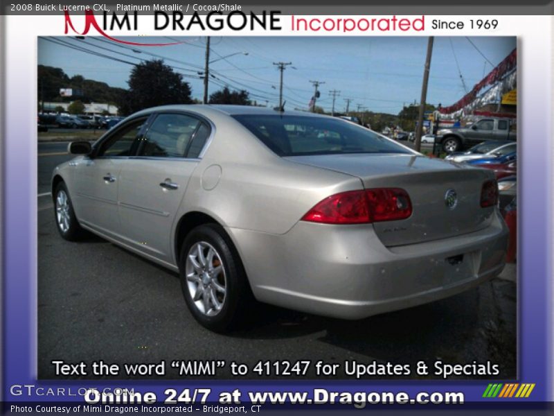 Platinum Metallic / Cocoa/Shale 2008 Buick Lucerne CXL