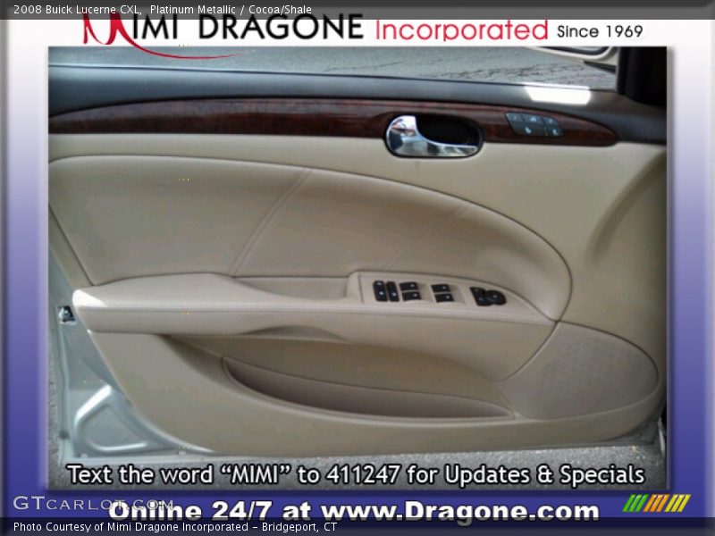 Platinum Metallic / Cocoa/Shale 2008 Buick Lucerne CXL