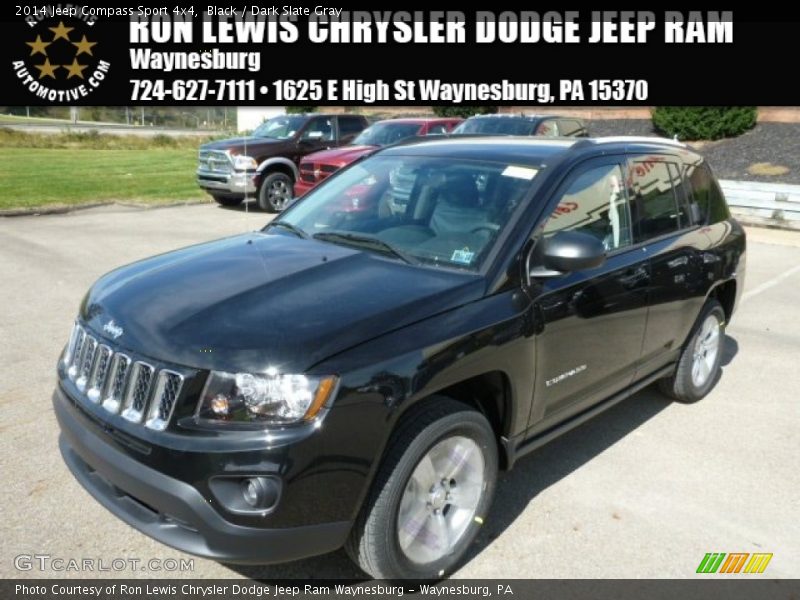 Black / Dark Slate Gray 2014 Jeep Compass Sport 4x4