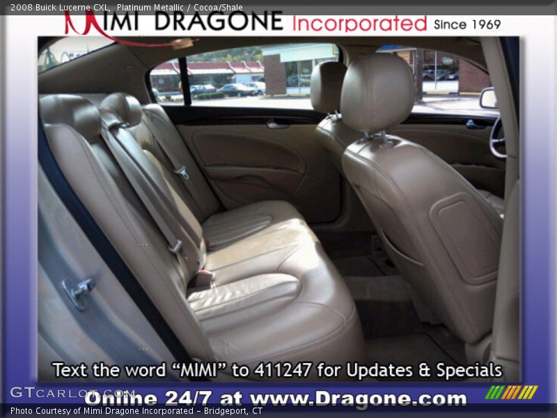Platinum Metallic / Cocoa/Shale 2008 Buick Lucerne CXL