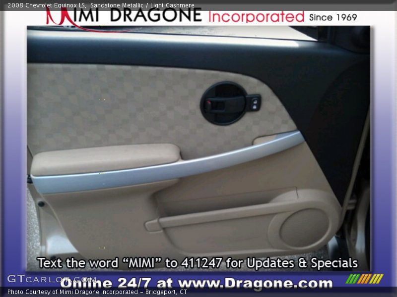 Sandstone Metallic / Light Cashmere 2008 Chevrolet Equinox LS