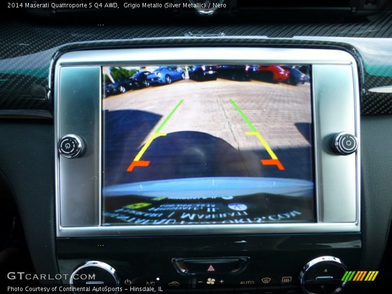 Grigio Metallo (Silver Metallic) / Nero 2014 Maserati Quattroporte S Q4 AWD