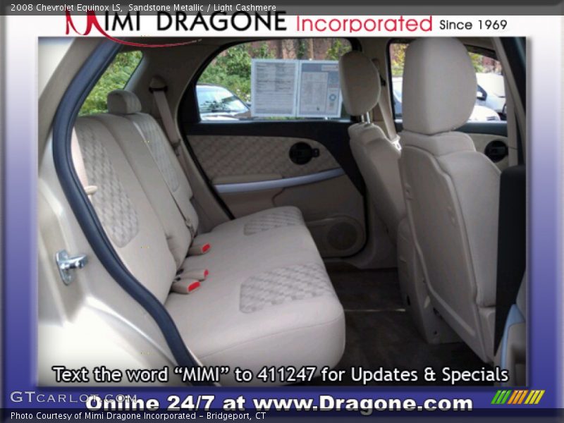 Sandstone Metallic / Light Cashmere 2008 Chevrolet Equinox LS