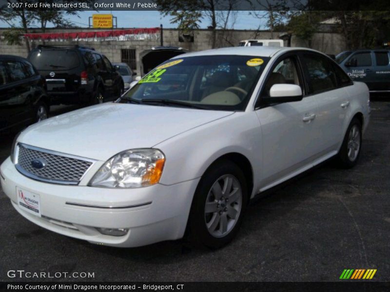 Oxford White / Pebble 2007 Ford Five Hundred SEL