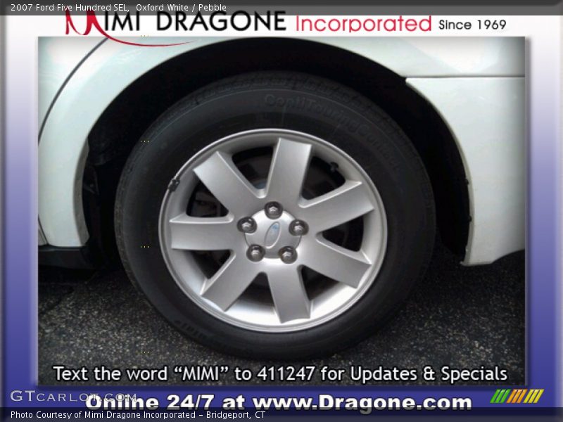 Oxford White / Pebble 2007 Ford Five Hundred SEL