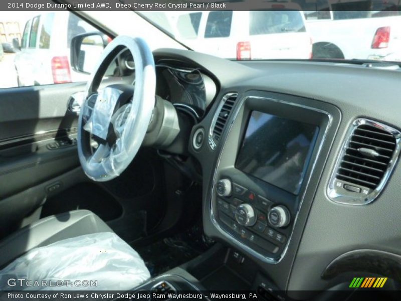 Deep Cherry Red Crystal Pearl / Black 2014 Dodge Durango Limited AWD