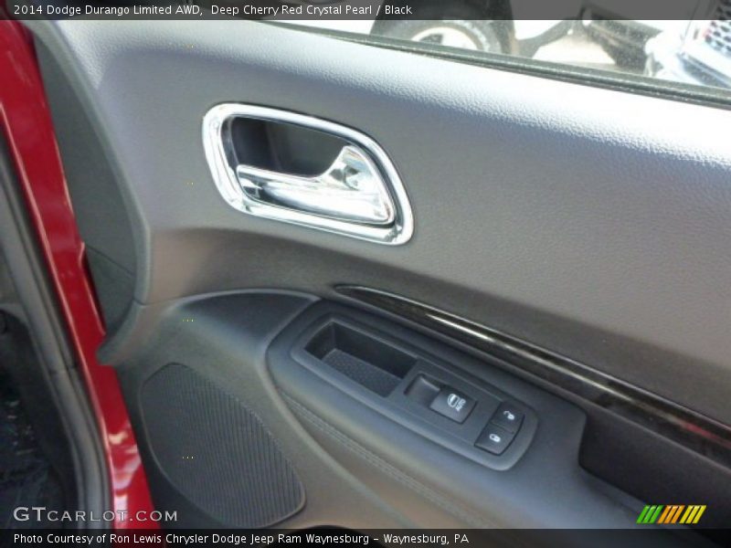 Deep Cherry Red Crystal Pearl / Black 2014 Dodge Durango Limited AWD
