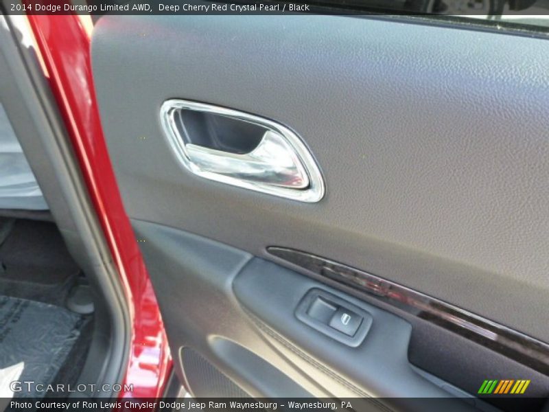 Deep Cherry Red Crystal Pearl / Black 2014 Dodge Durango Limited AWD