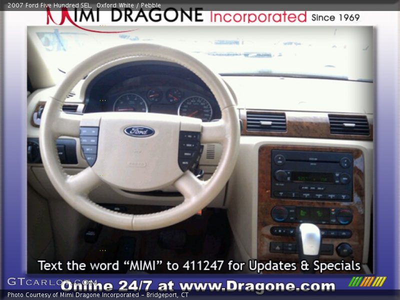 Oxford White / Pebble 2007 Ford Five Hundred SEL