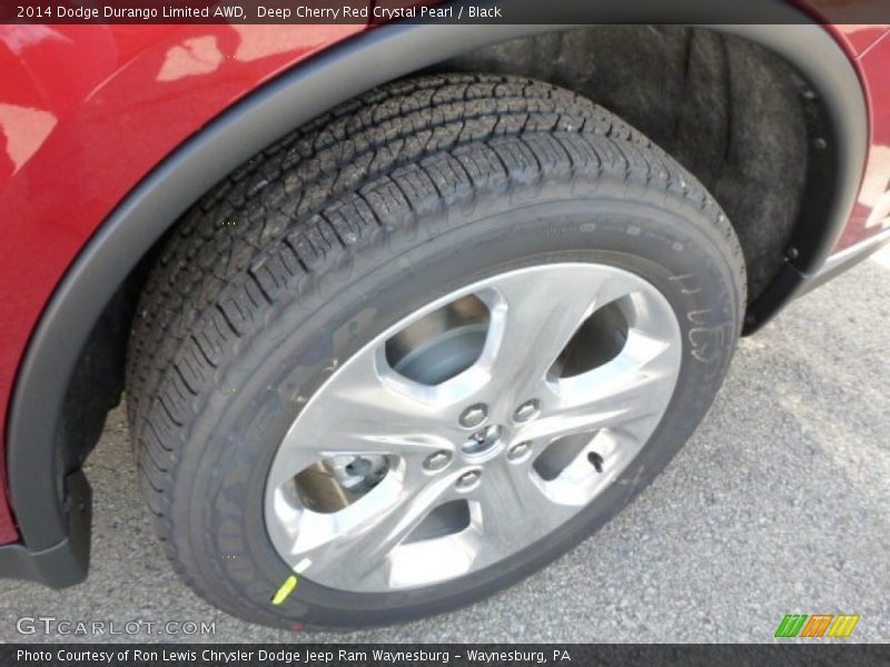Deep Cherry Red Crystal Pearl / Black 2014 Dodge Durango Limited AWD