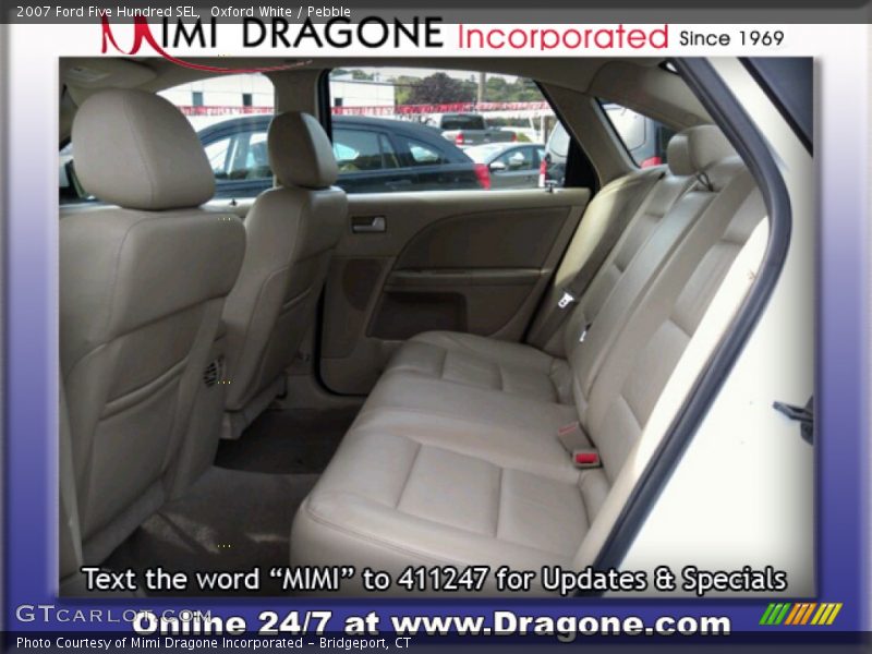 Oxford White / Pebble 2007 Ford Five Hundred SEL