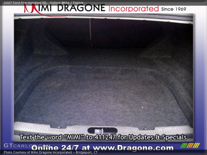 Oxford White / Pebble 2007 Ford Five Hundred SEL