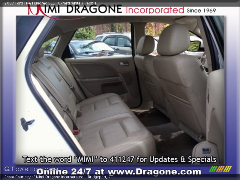 Oxford White / Pebble 2007 Ford Five Hundred SEL