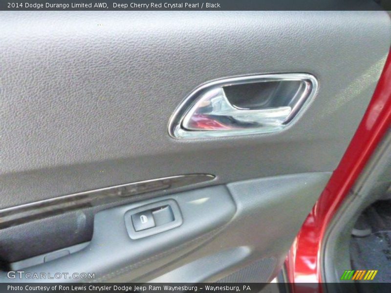 Deep Cherry Red Crystal Pearl / Black 2014 Dodge Durango Limited AWD