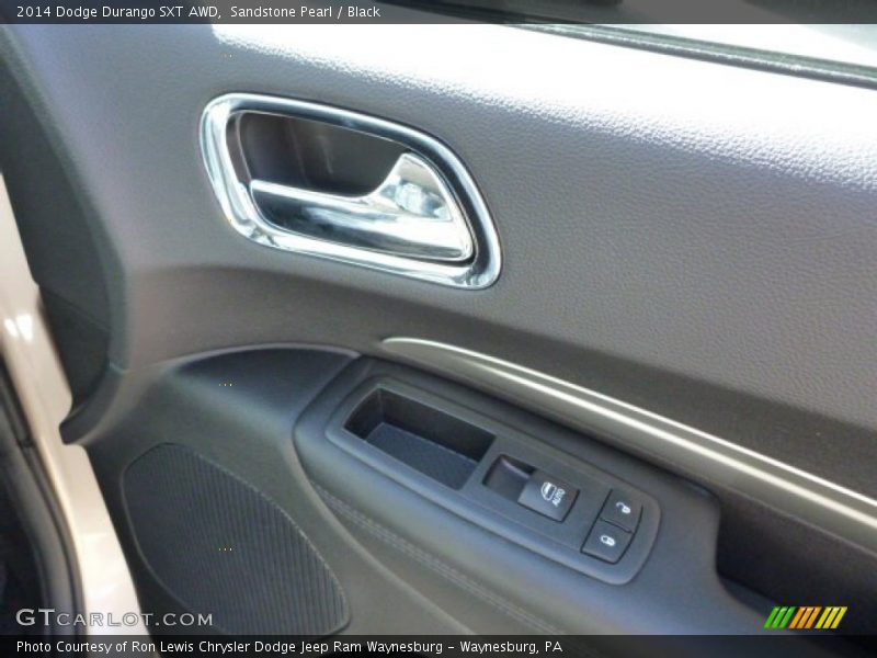 Sandstone Pearl / Black 2014 Dodge Durango SXT AWD