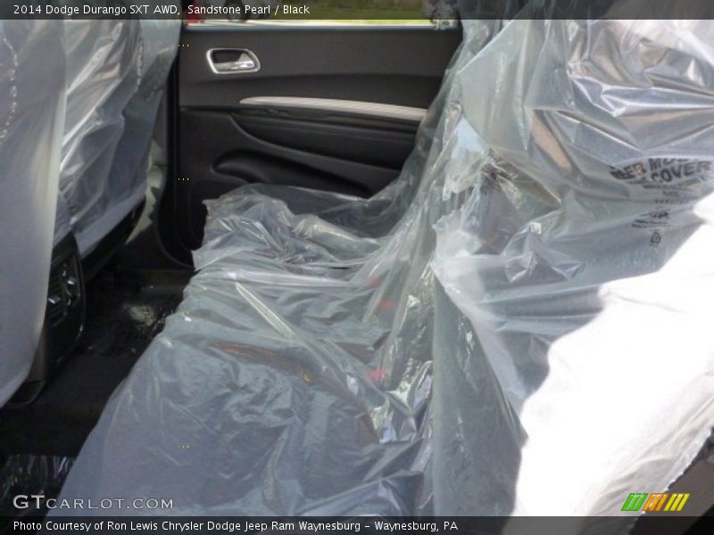 Sandstone Pearl / Black 2014 Dodge Durango SXT AWD