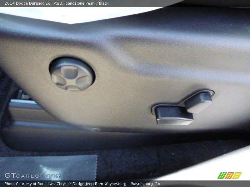 Sandstone Pearl / Black 2014 Dodge Durango SXT AWD