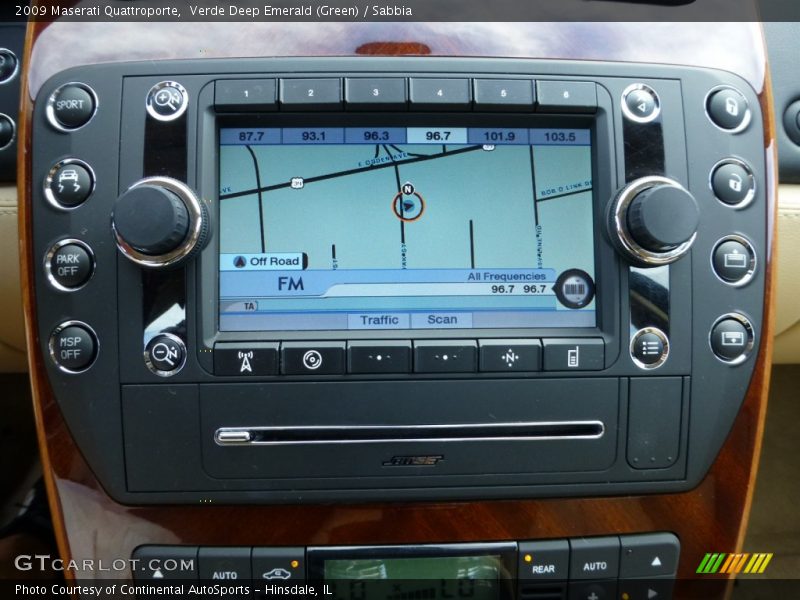 Navigation of 2009 Quattroporte 