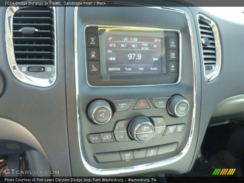 Sandstone Pearl / Black 2014 Dodge Durango SXT AWD