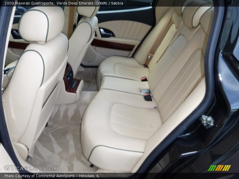 Rear Seat of 2009 Quattroporte 