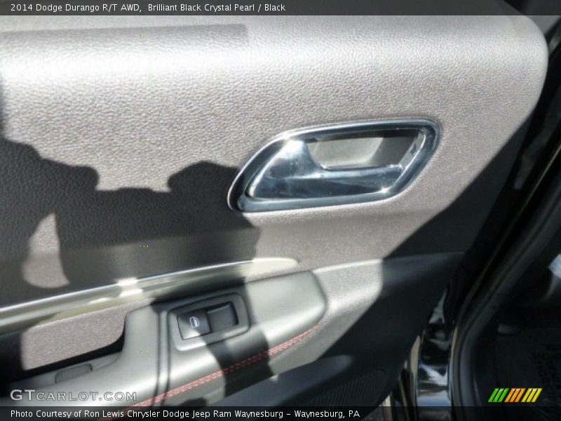 Brilliant Black Crystal Pearl / Black 2014 Dodge Durango R/T AWD