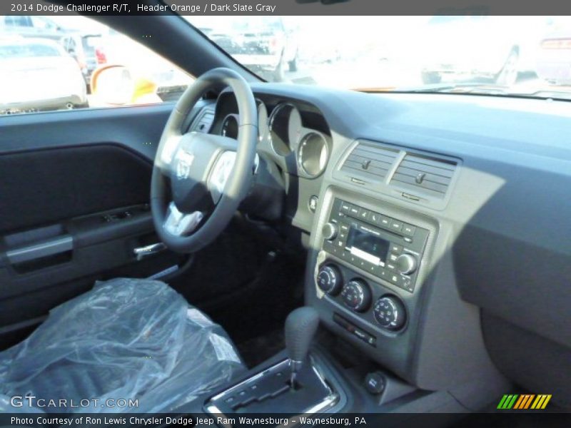 Header Orange / Dark Slate Gray 2014 Dodge Challenger R/T