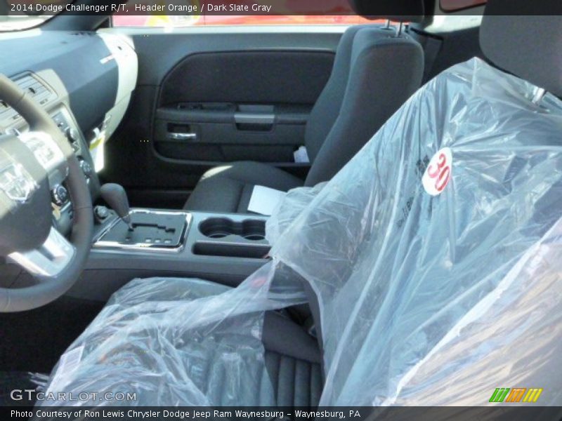 Header Orange / Dark Slate Gray 2014 Dodge Challenger R/T