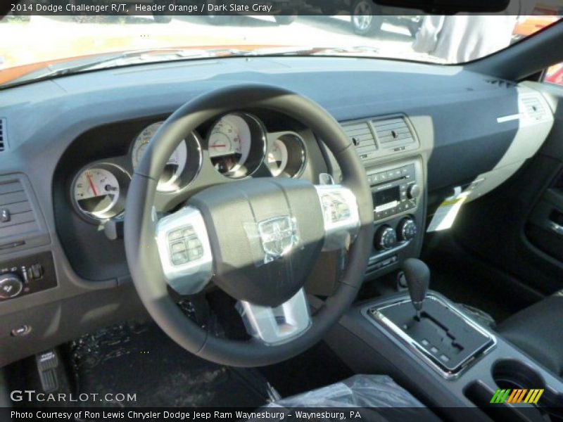 Dashboard of 2014 Challenger R/T