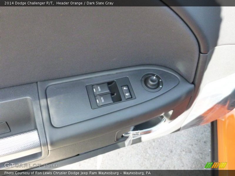 Header Orange / Dark Slate Gray 2014 Dodge Challenger R/T
