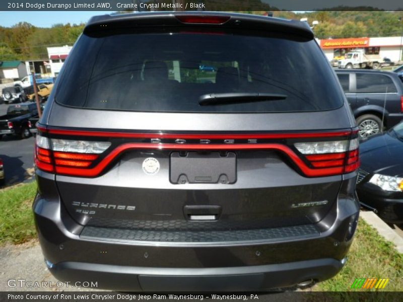 Granite Crystal Metallic / Black 2014 Dodge Durango Limited AWD