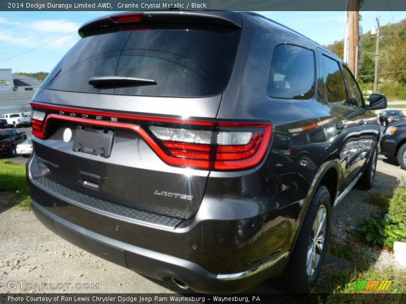 Granite Crystal Metallic / Black 2014 Dodge Durango Limited AWD