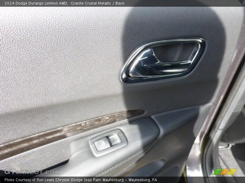 Granite Crystal Metallic / Black 2014 Dodge Durango Limited AWD