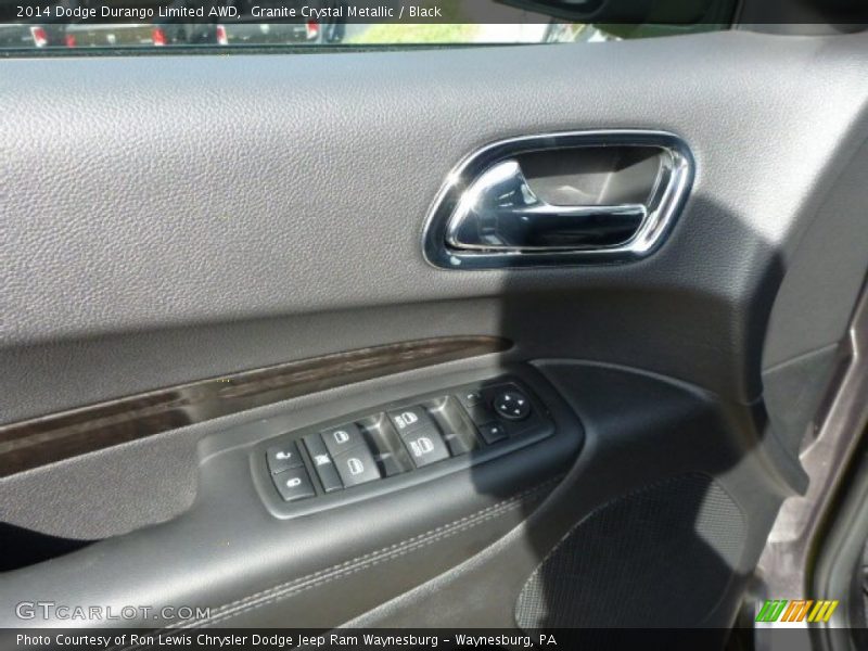 Granite Crystal Metallic / Black 2014 Dodge Durango Limited AWD
