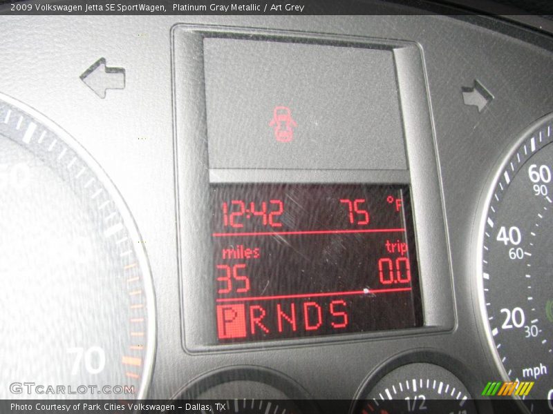 Platinum Gray Metallic / Art Grey 2009 Volkswagen Jetta SE SportWagen