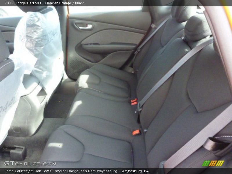 Header Orange / Black 2013 Dodge Dart SXT