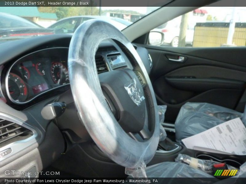 Header Orange / Black 2013 Dodge Dart SXT