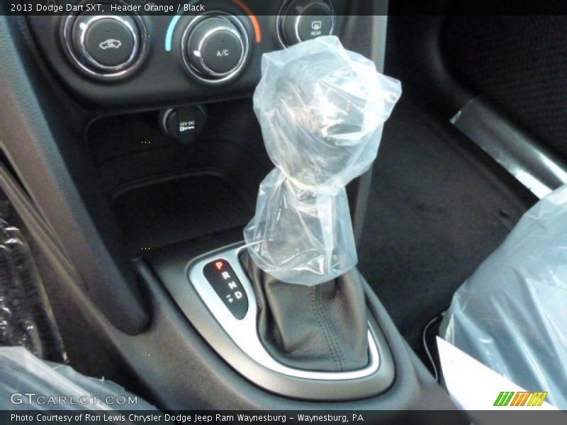 Header Orange / Black 2013 Dodge Dart SXT