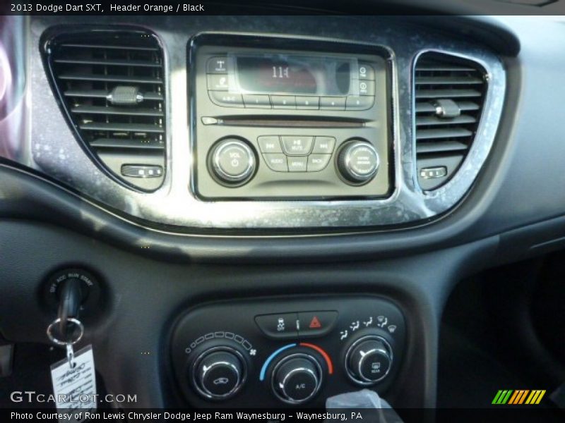 Header Orange / Black 2013 Dodge Dart SXT