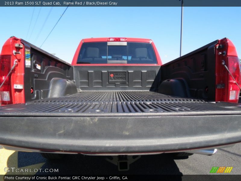 Flame Red / Black/Diesel Gray 2013 Ram 1500 SLT Quad Cab