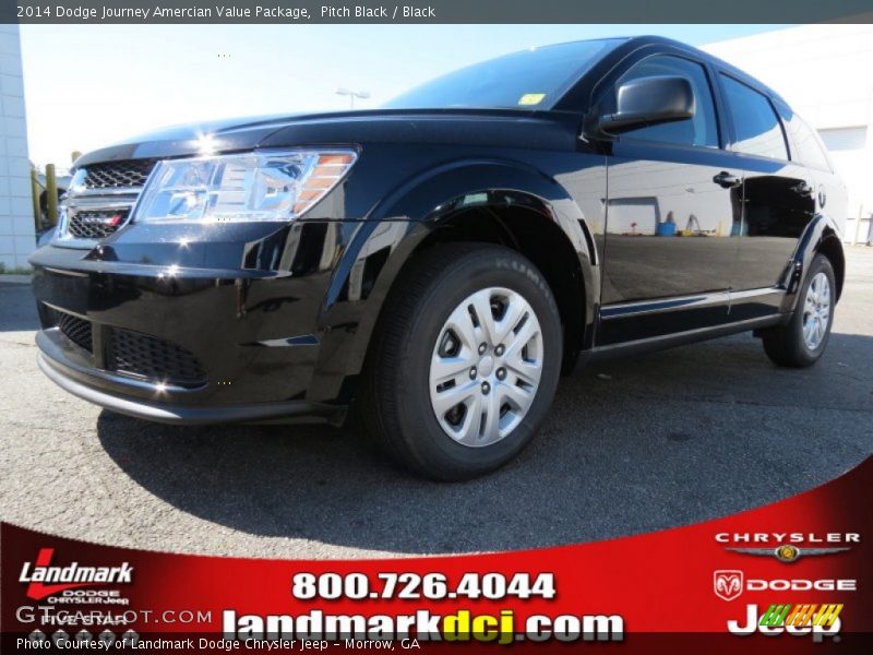 Pitch Black / Black 2014 Dodge Journey Amercian Value Package