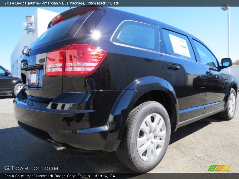 Pitch Black / Black 2014 Dodge Journey Amercian Value Package