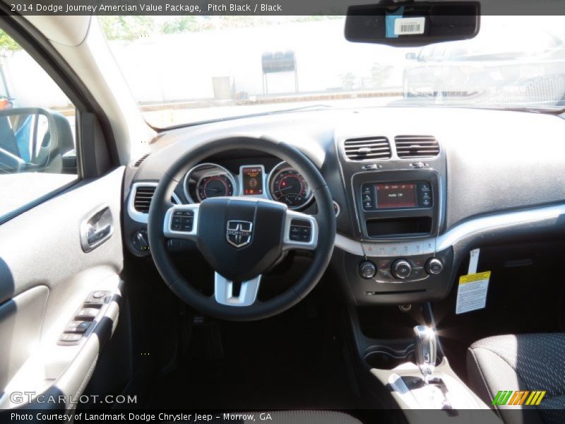 Pitch Black / Black 2014 Dodge Journey Amercian Value Package