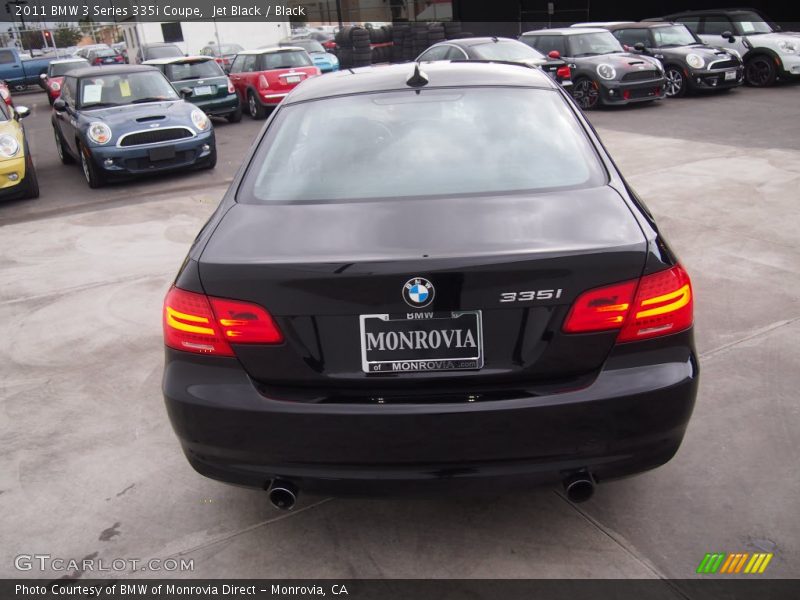 Jet Black / Black 2011 BMW 3 Series 335i Coupe